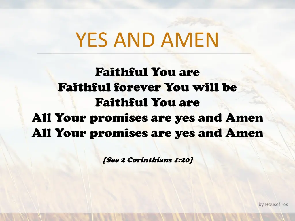 yes and amen 2