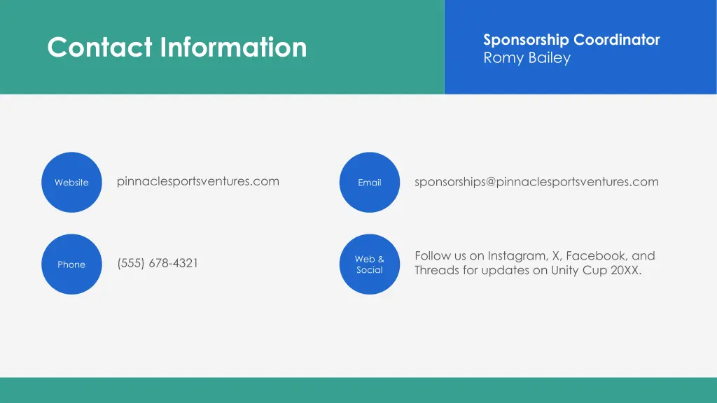 contact information