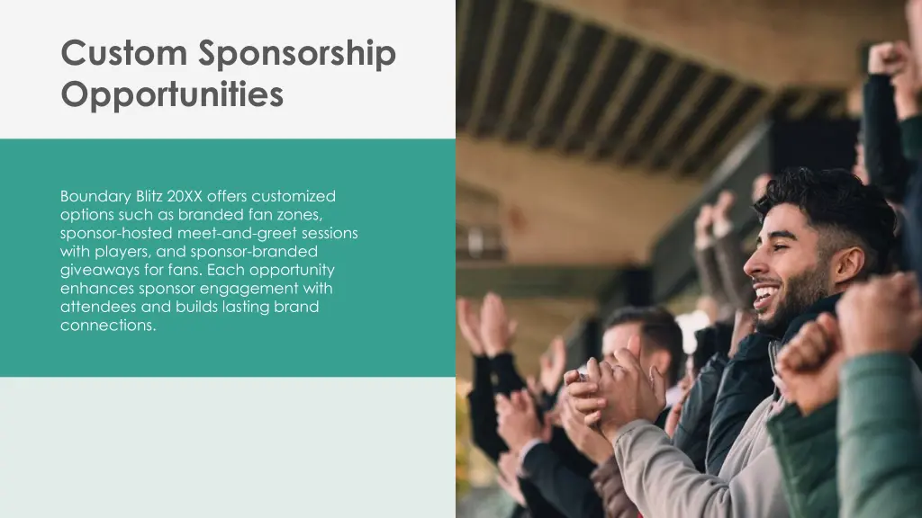 custom sponsorship opportunities