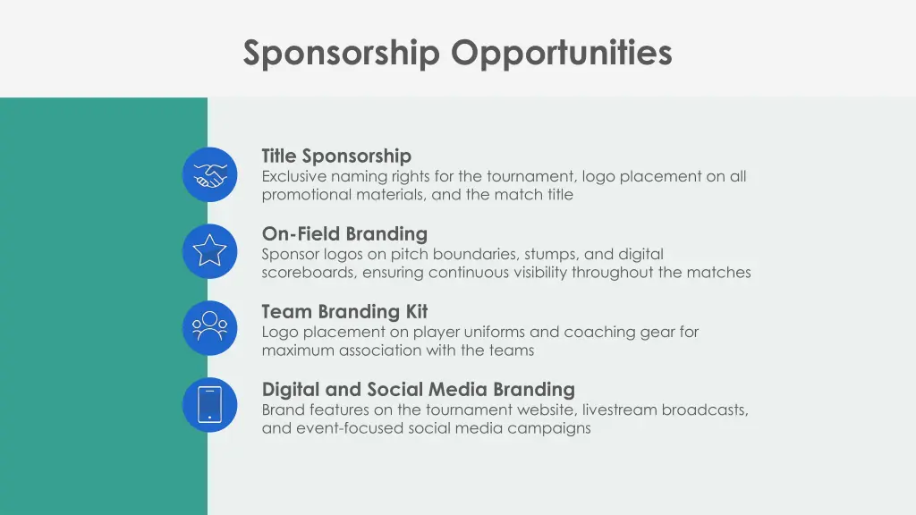 sponsorship opportunities