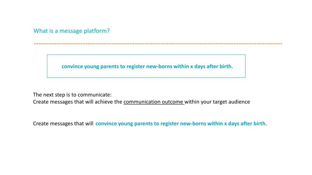 what is a message platform 2