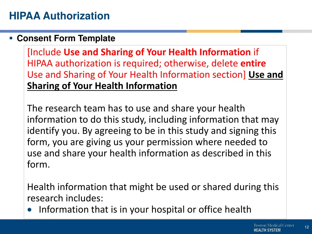 hipaa authorization
