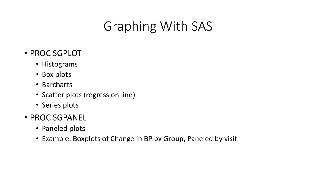 graphing with sas