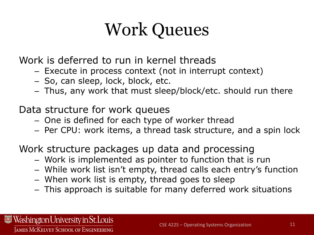 work queues