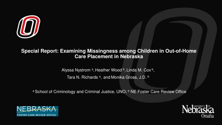 special report examining missingness among