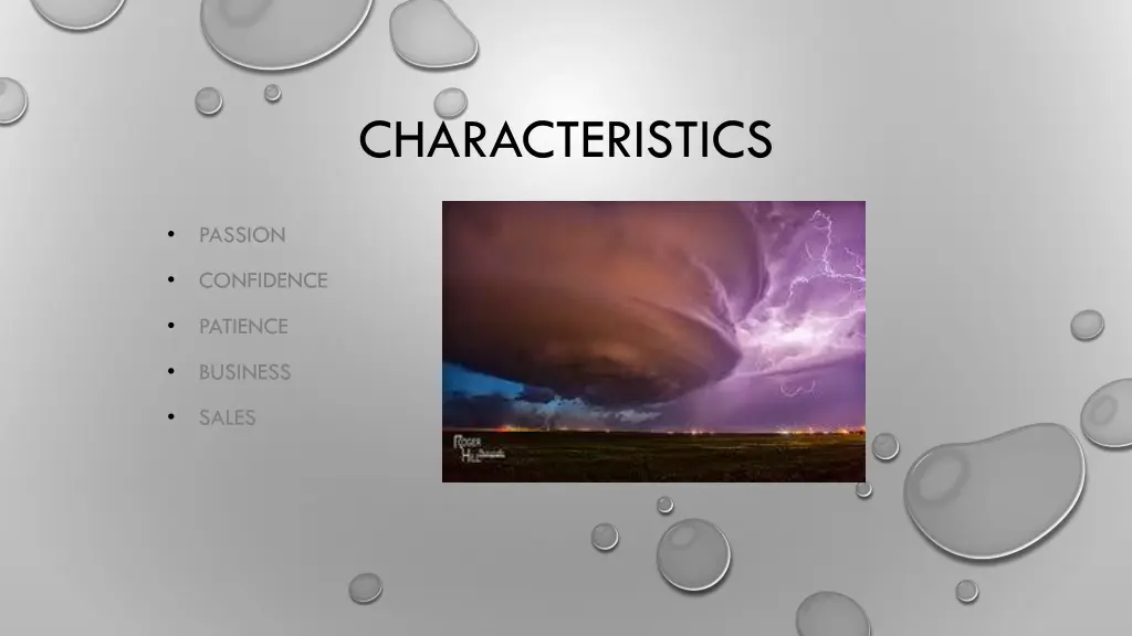 characteristics
