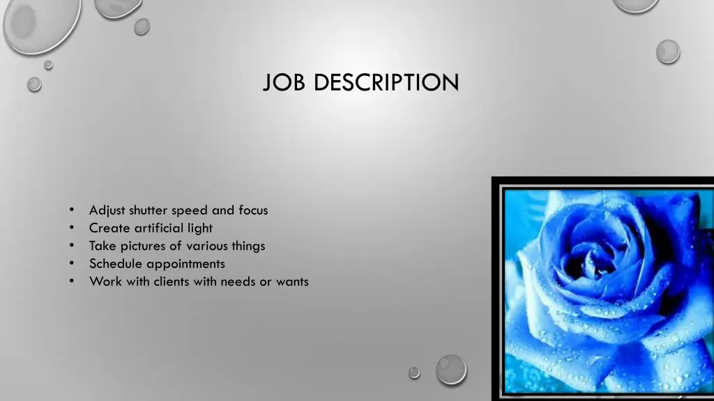 job description