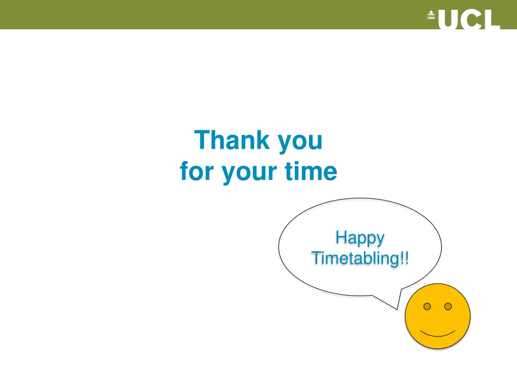 thank you for your time