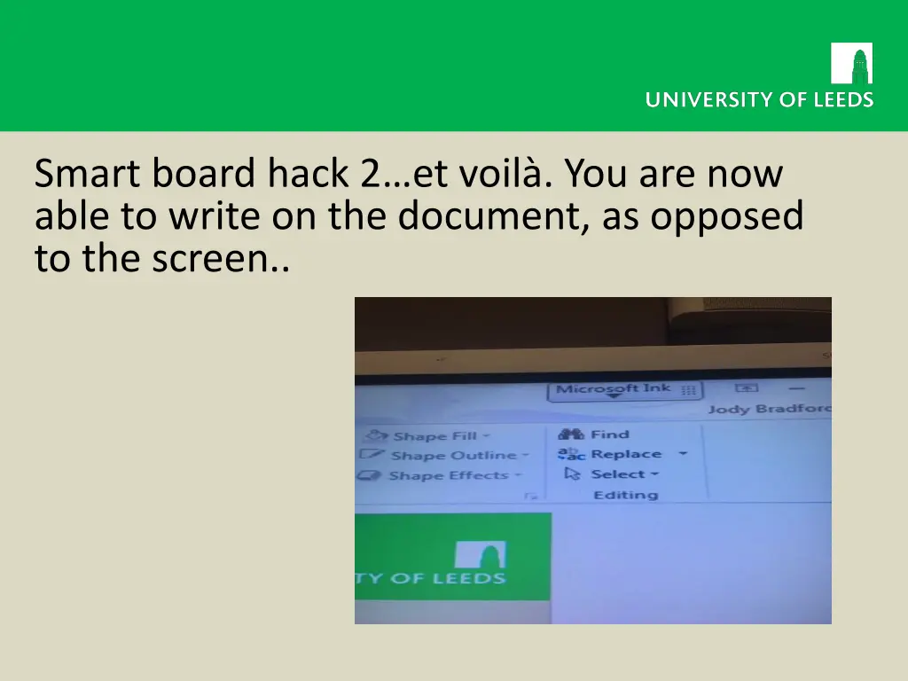 smart board hack 2 et voil you are now able