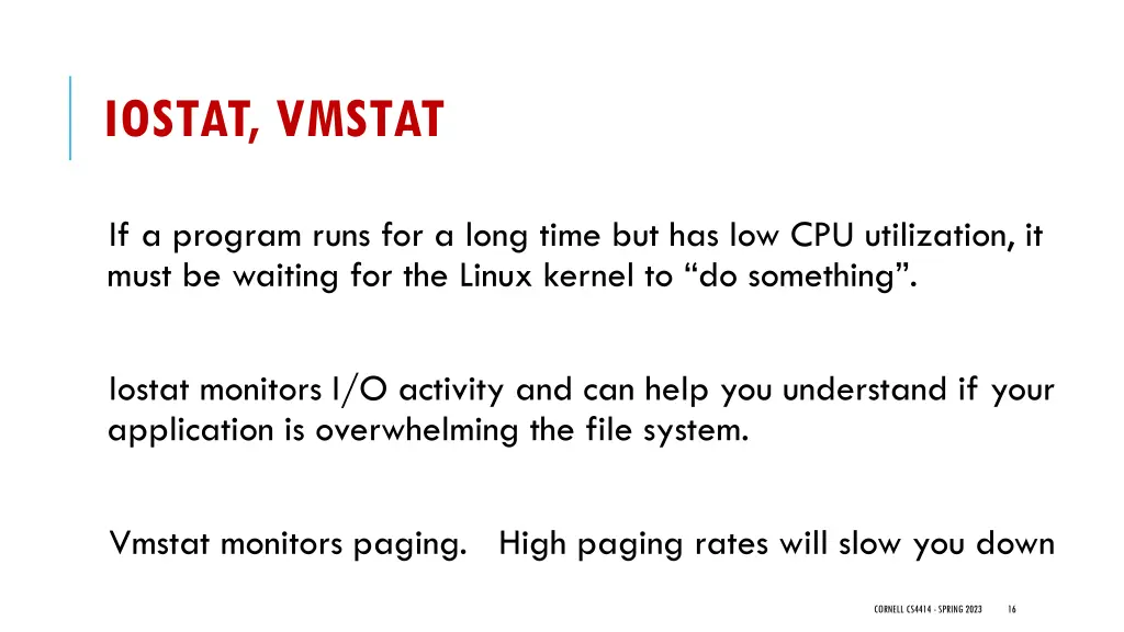 iostat vmstat
