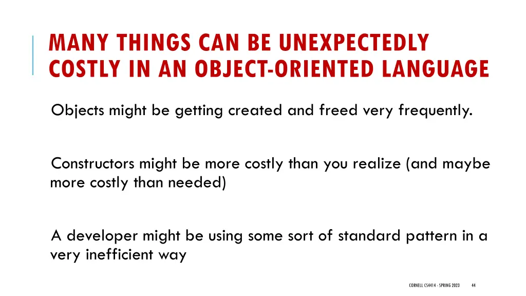 many things can be unexpectedly costly