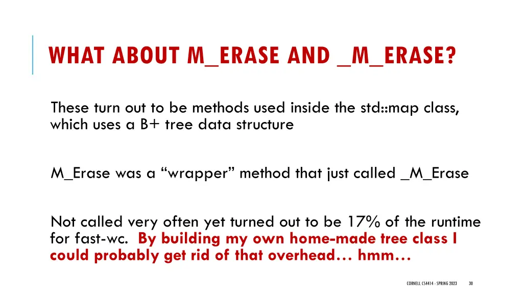 what about m erase and m erase