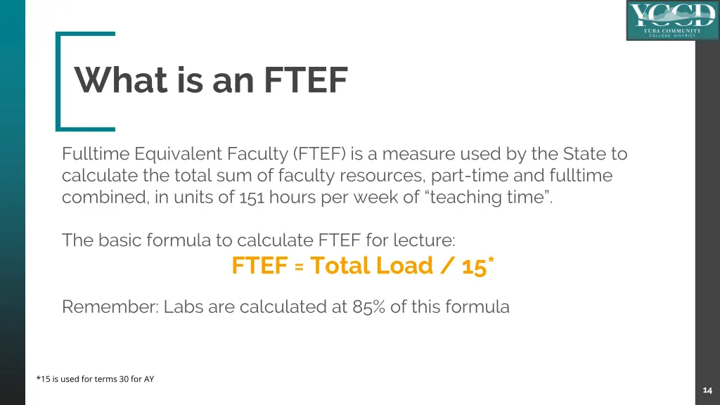 what is an ftef