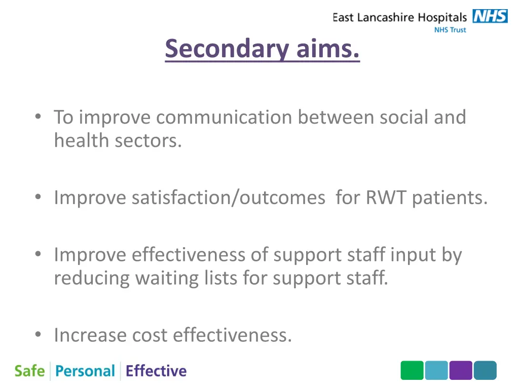 secondary aims 1