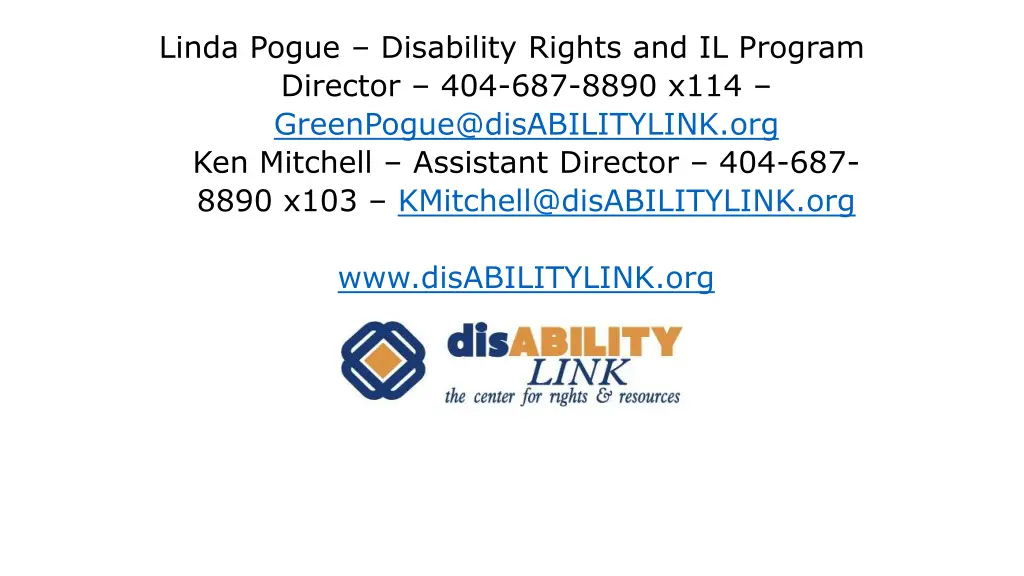 linda pogue disability rights and il program 1