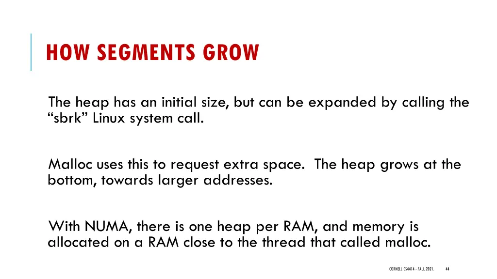 how segments grow 1