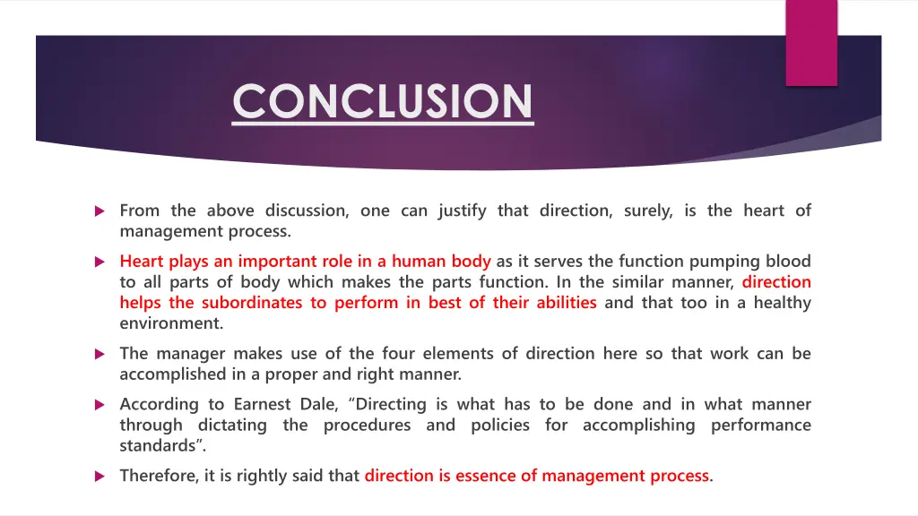 conclusion