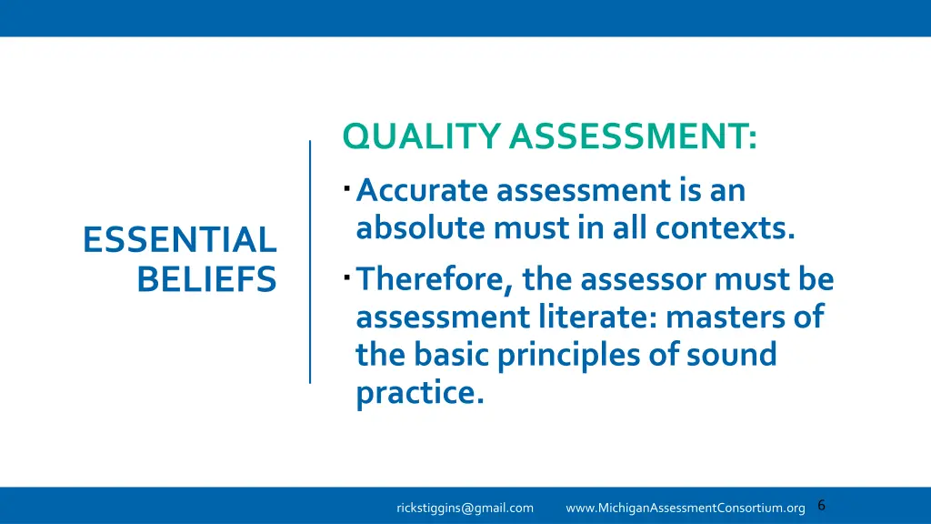quality assessment accurate assessment