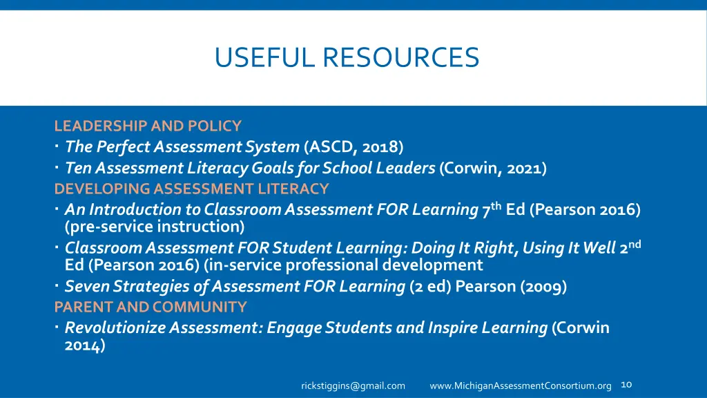 useful resources