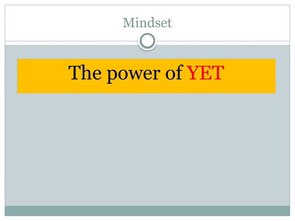 mindset