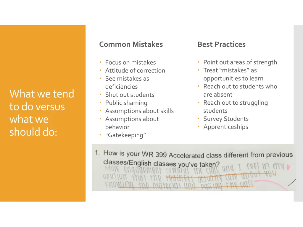 common mistakes