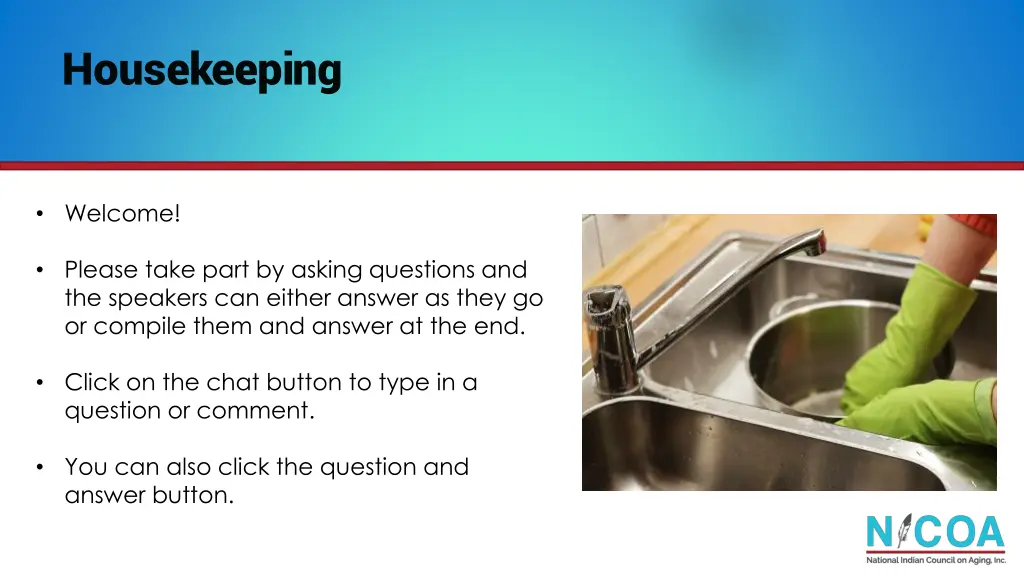 housekeeping