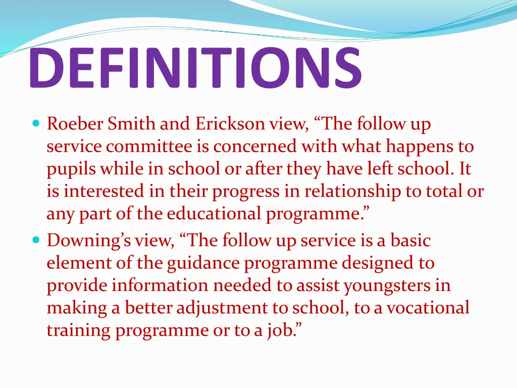 definitions