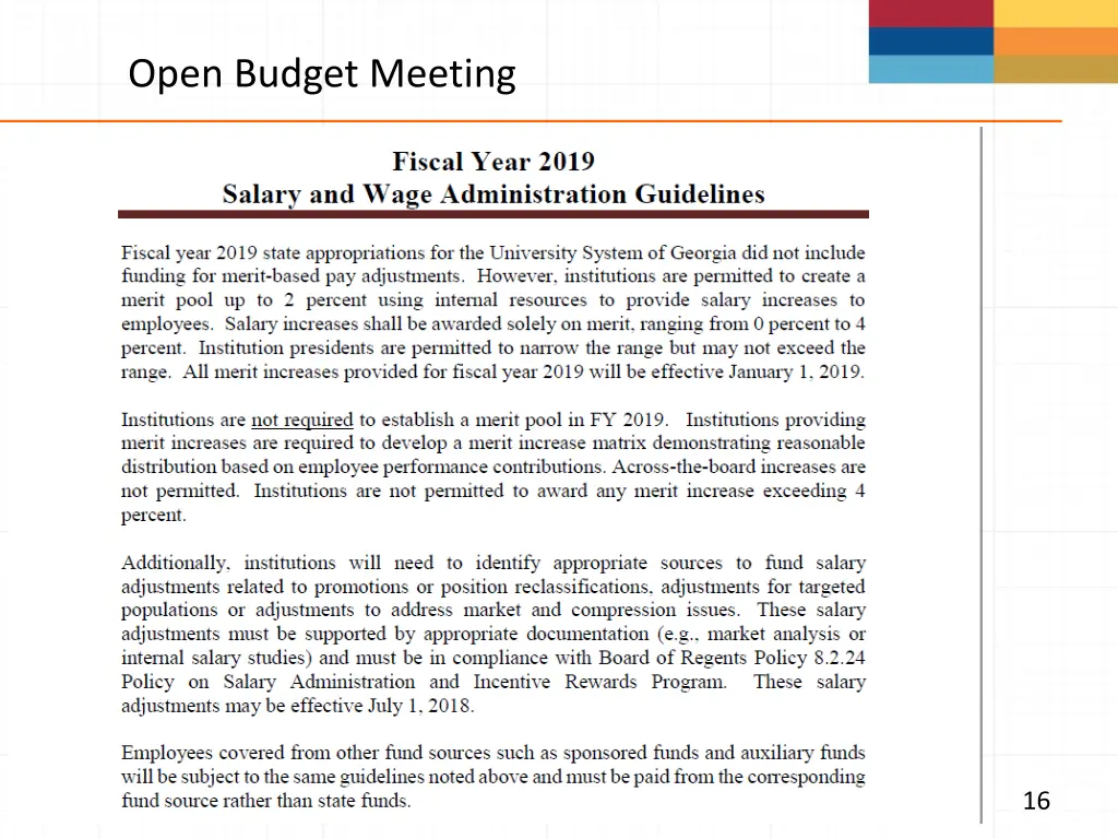 open budget meeting 12