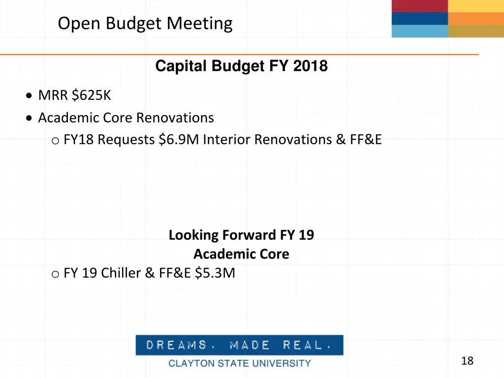 open budget meeting 13