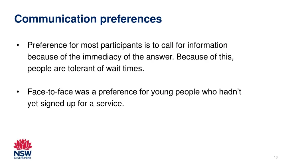 communication preferences 1