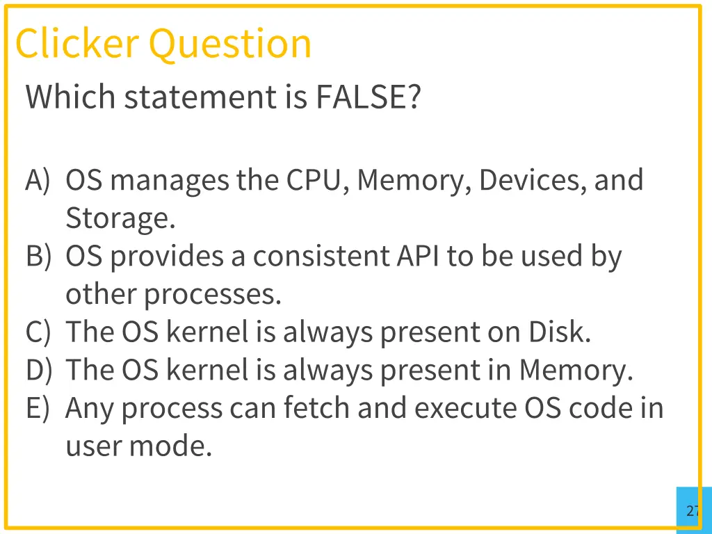 clicker question