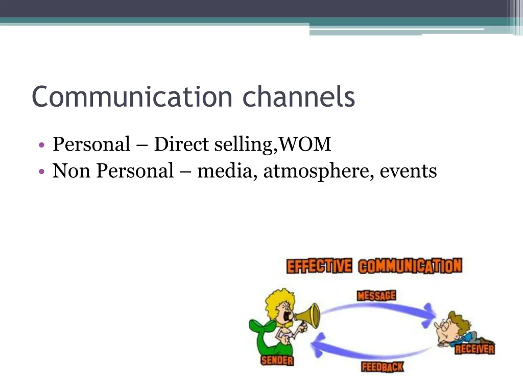 communication channels