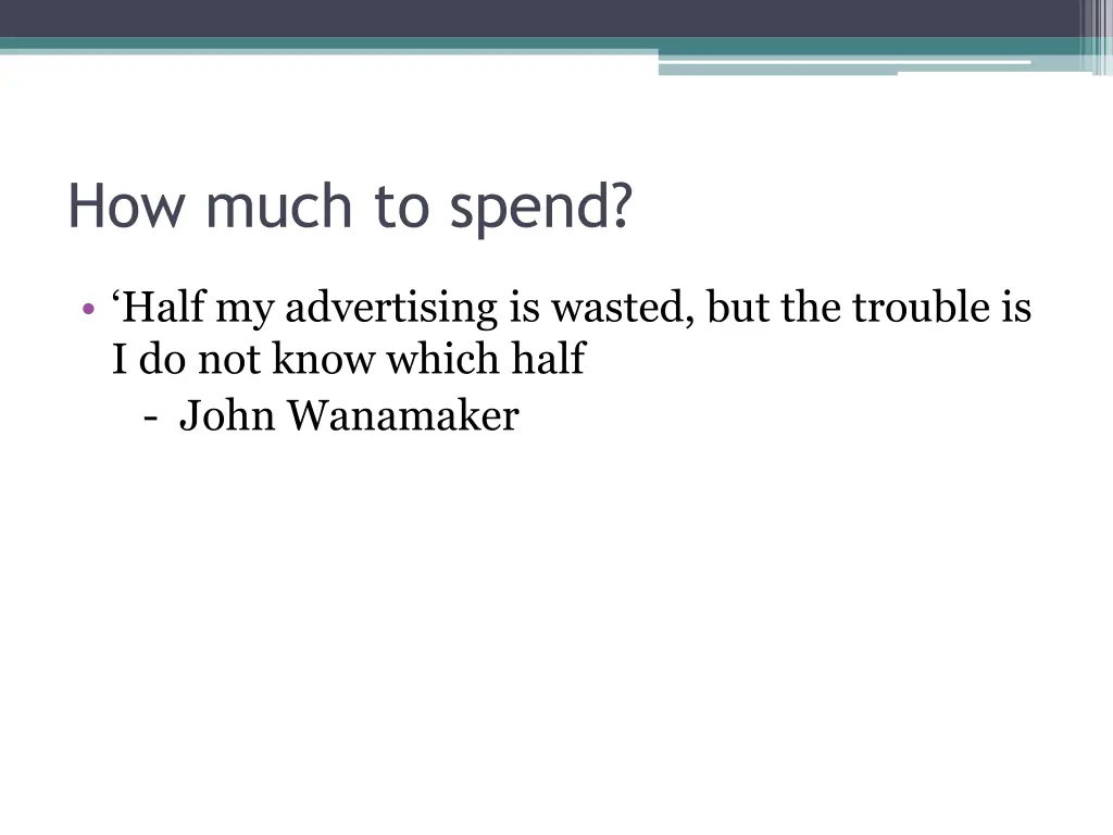how much to spend