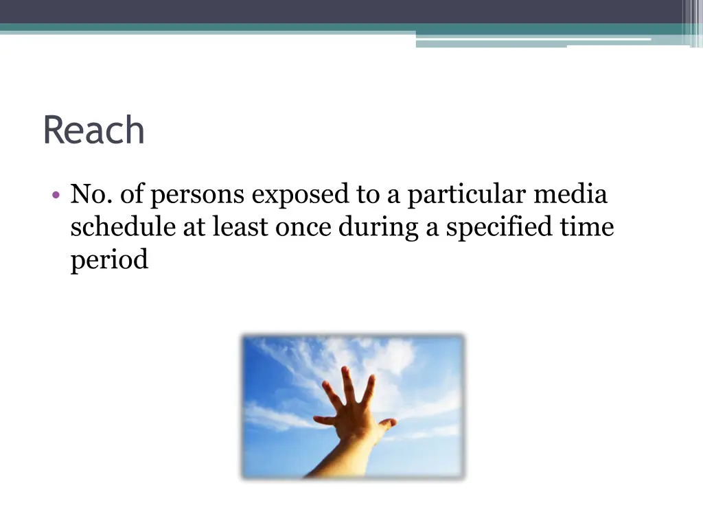 reach