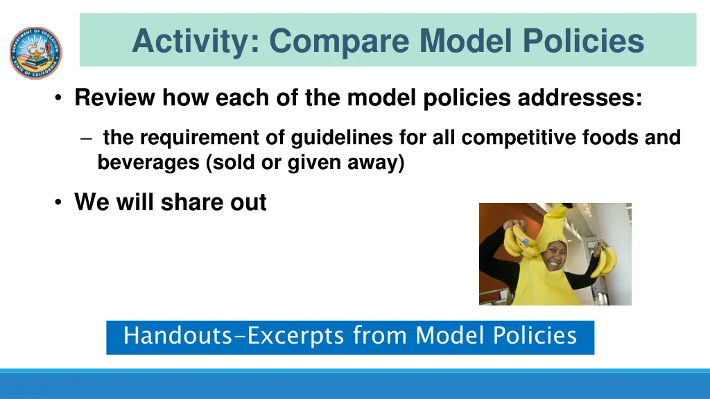 activity compare model policies