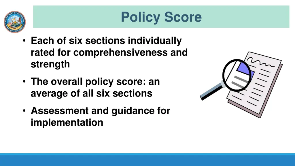 policy score