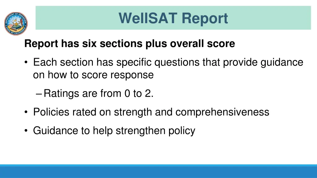 wellsat report