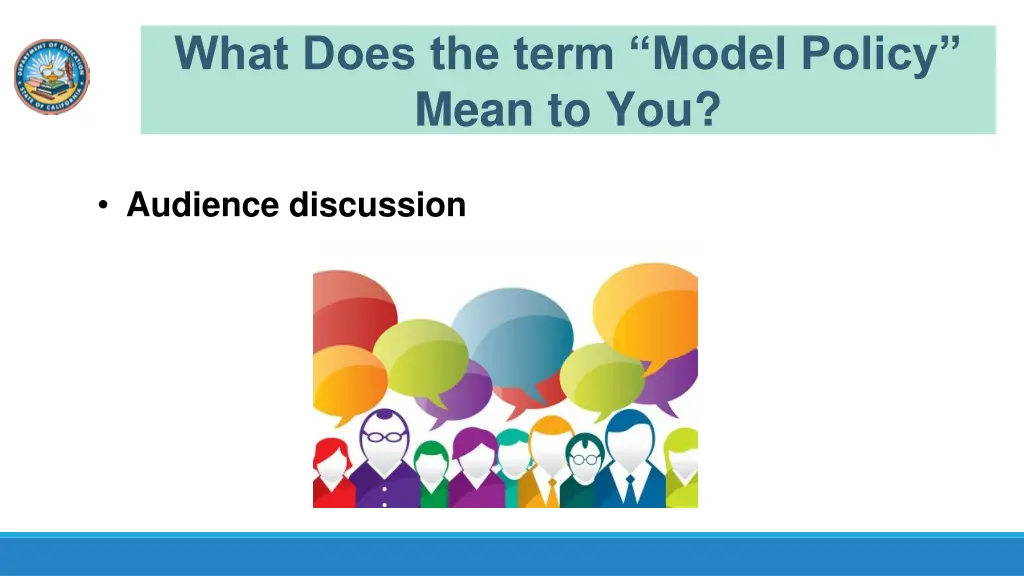 what does the term model policy mean to you
