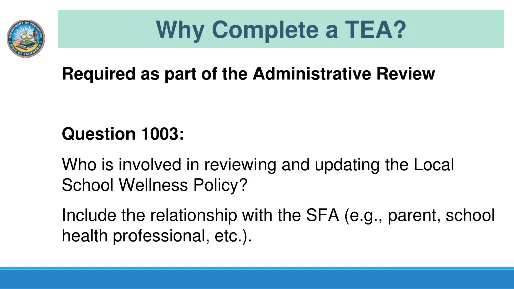 why complete a tea 4