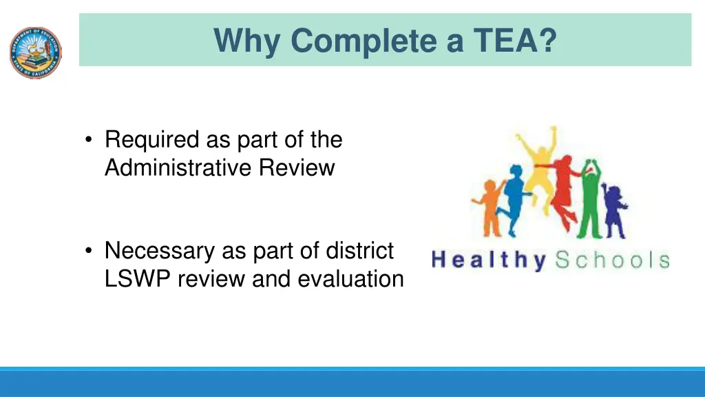 why complete a tea