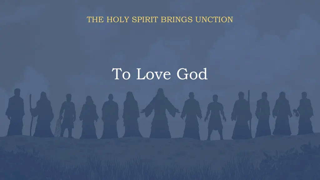 the holy spirit brings unction 1
