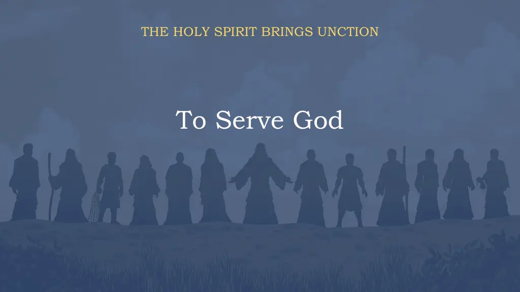 the holy spirit brings unction 3