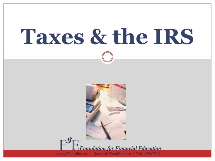 taxes the irs