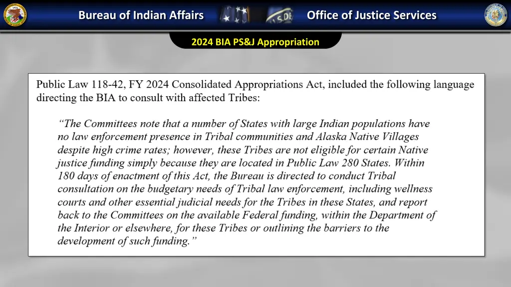 bureau of indian affairs office of justice 1