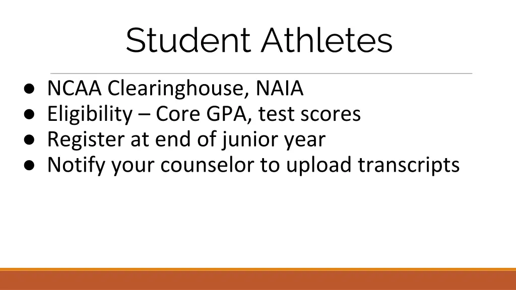 student athletes