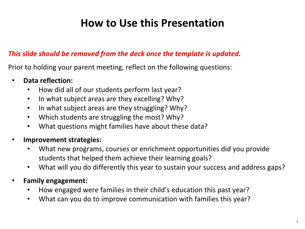 how to use this presentation 1