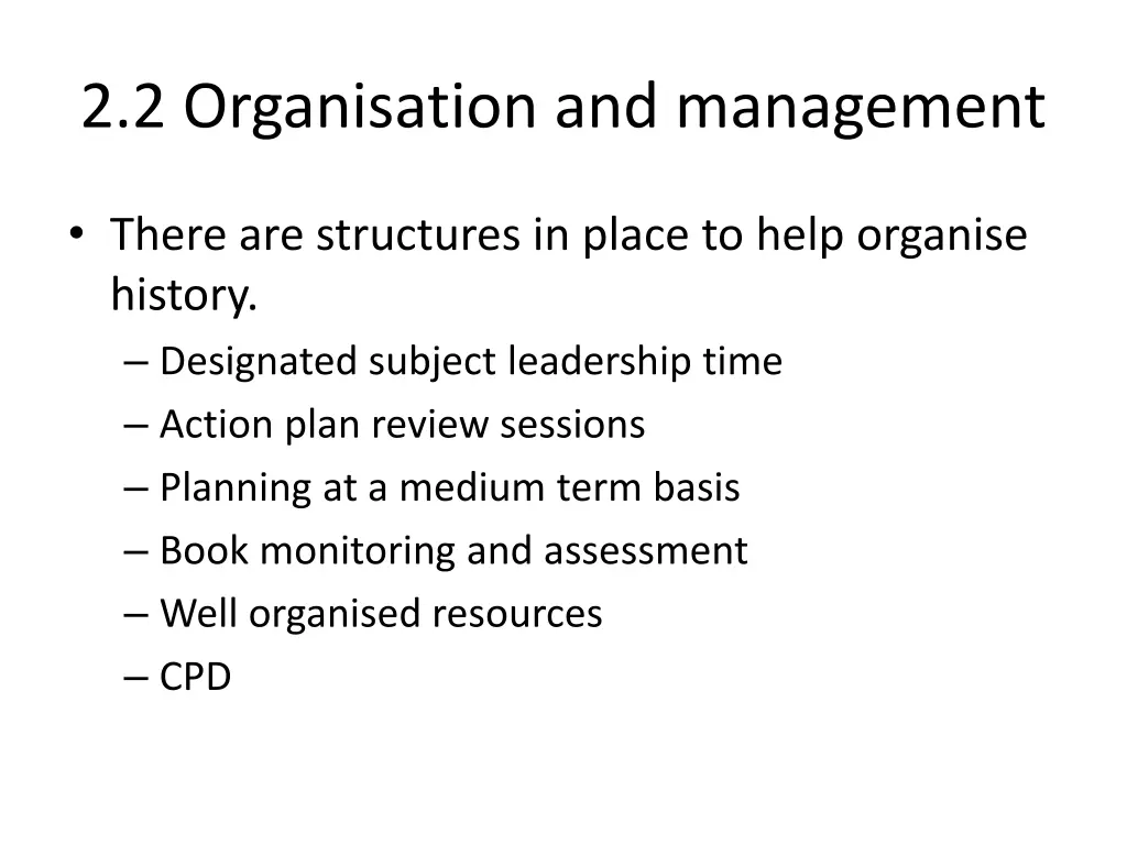 2 2 organisation and management