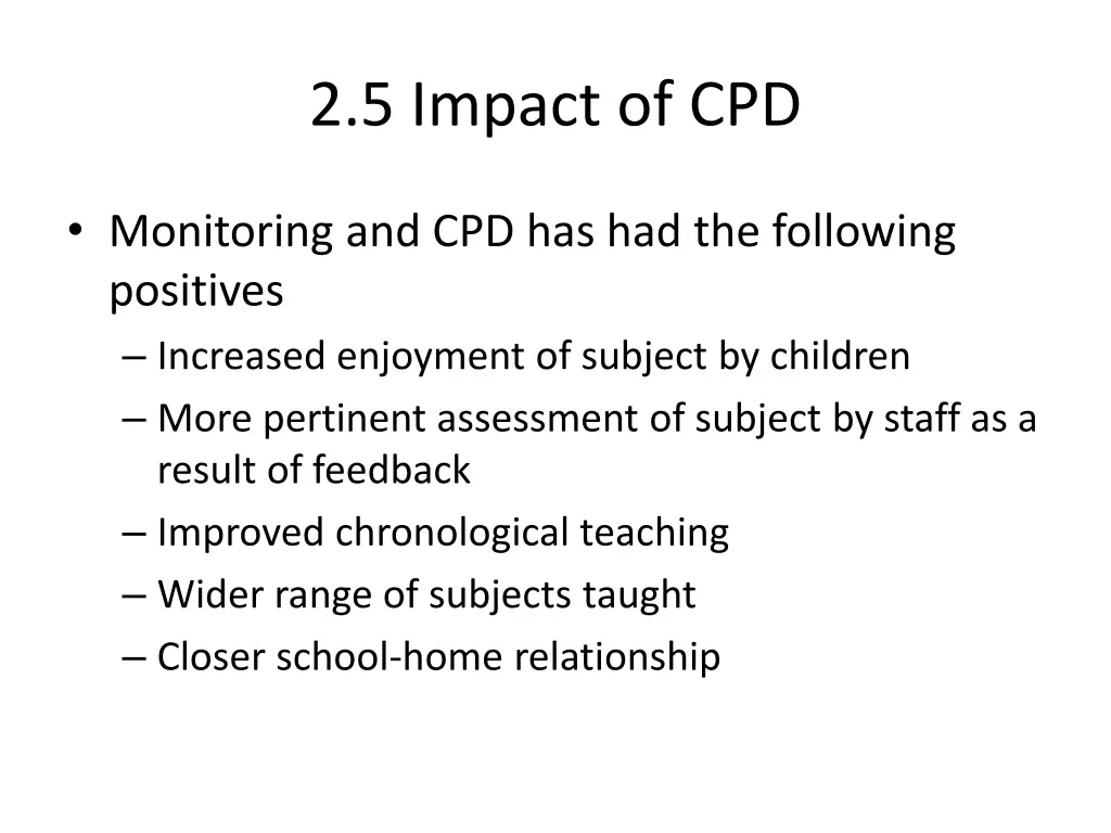 2 5 impact of cpd 1