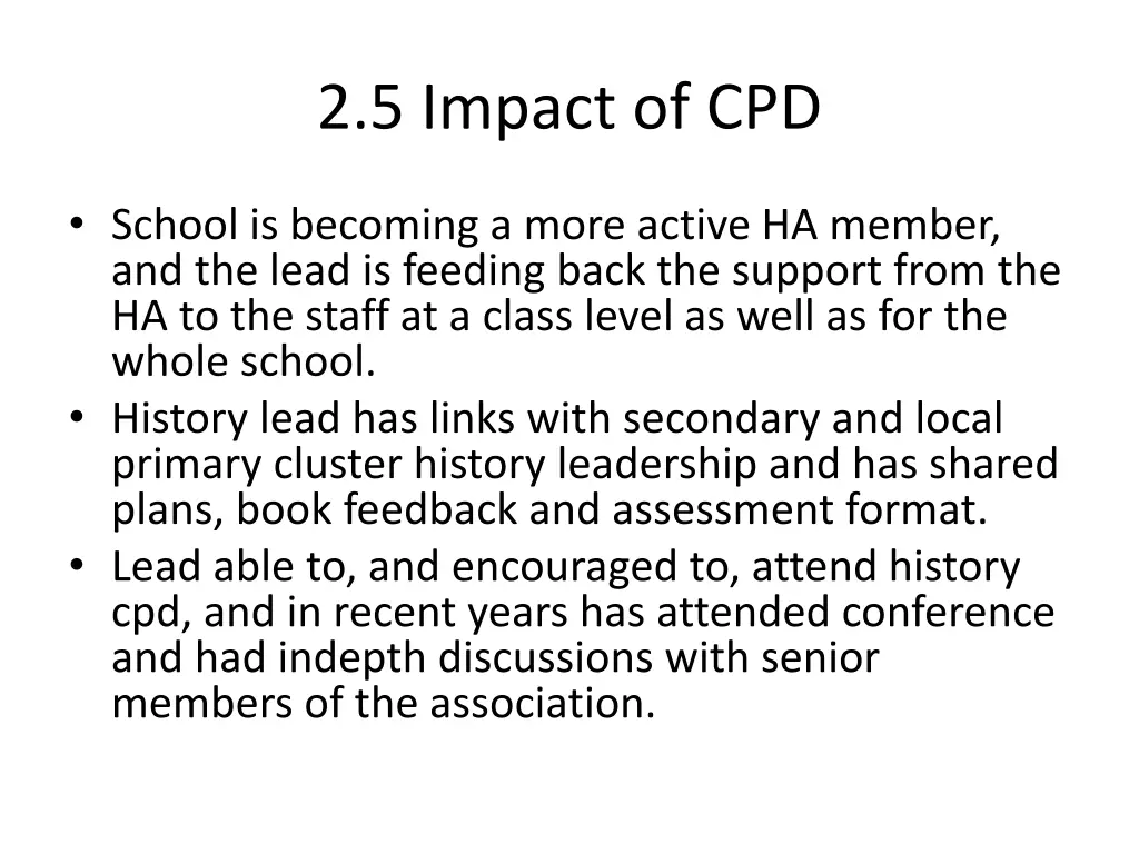2 5 impact of cpd