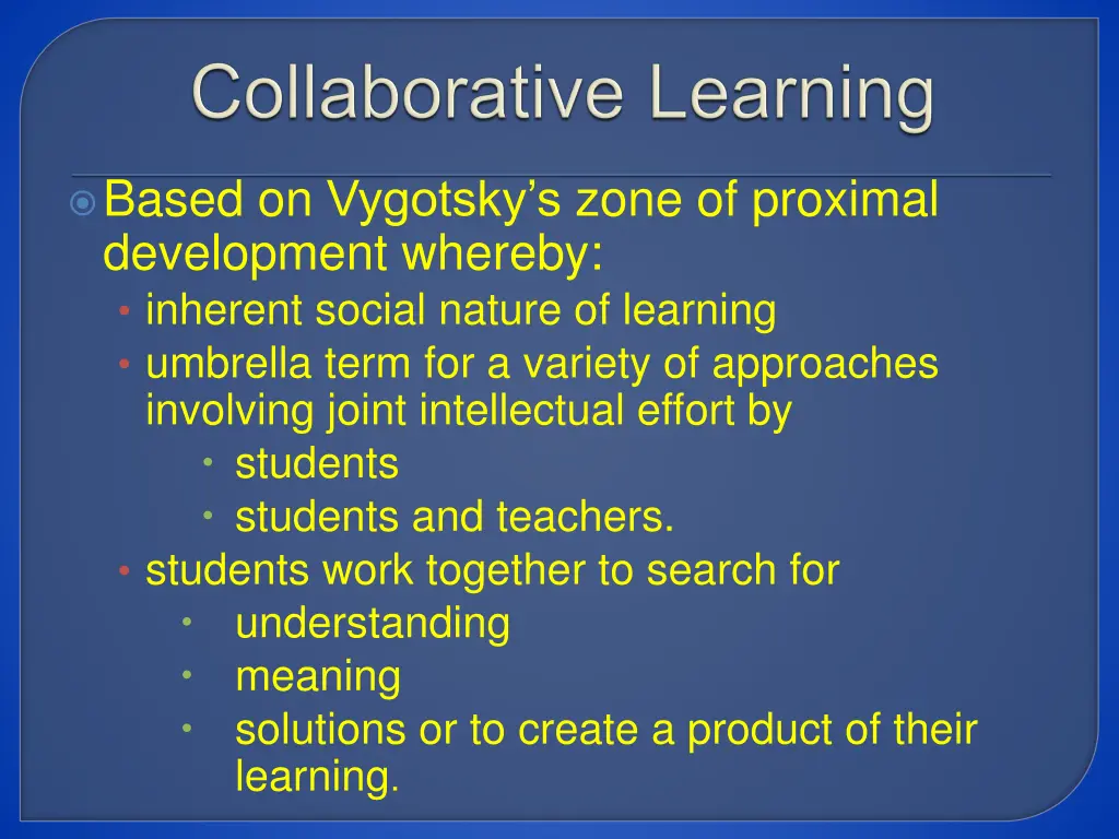 based on vygotsky s zone of proximal development